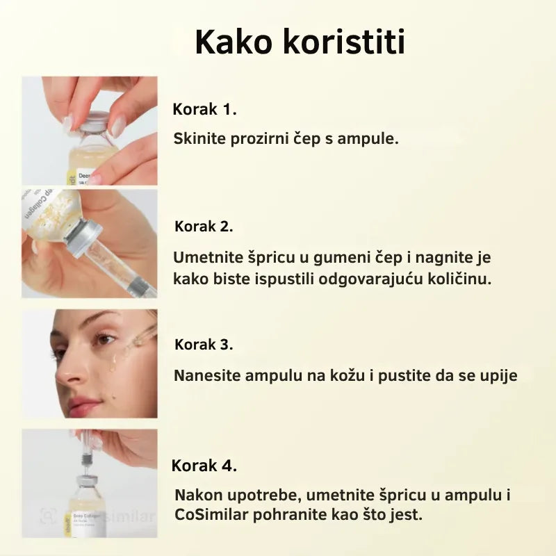 Korejska lifting ampula s peptidima svile