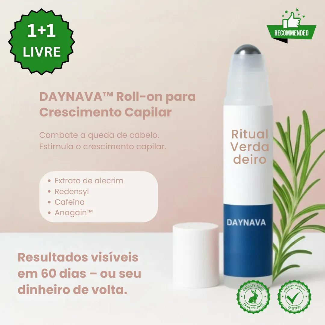 Daynava™ Roll-On para o Crescimento do Cabelo