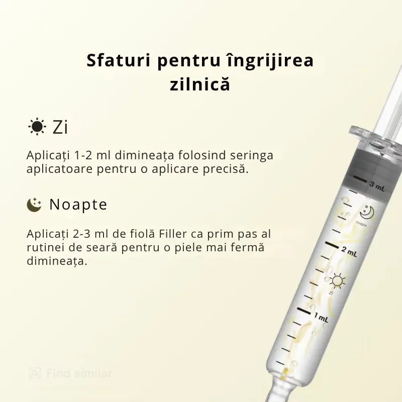 Fiole lifting coreeană cu peptide din mătase